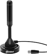 Chaowei 2025 High Gain Freeview TV Aerial with Magnetic Base 120 miles