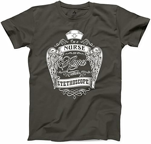 Roosty Im A Nurse Angel T Shirt Nursing Tee