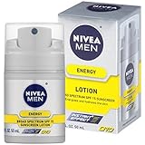 NIVEA Men Energy Lotion Broad Spectrum SPF 15 Sunscreen 1.7 Fluid Ounce