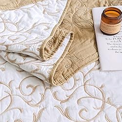 mixinni Reversible Soft Quilts 3-Piece Beige