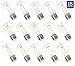 Hyperikon 2W LED S14 Filament Bulbs, Bulbs Only, Non Dimmable, Medium Base (E26), UL- Listed, Vintage Edison Great for String Lights, Commercial Lighting, Patio, Wedding, Events - (15 Pack)