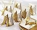 50pcs Favor Candy Boxes Gift Boxes with Ribbons (Gold)