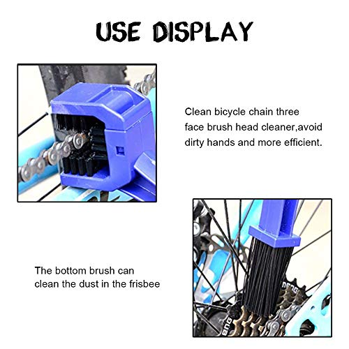 Motorcycle & Bike Chain Cleaner Tool Set Durable Bicycle Chain Gears