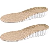 Height Increase Insoles for Men and Women,Cowskin Cloud Technology Insole, Super Soft Comfort Leather Insoles U-Shape Memory Foam Insoles (Beige Height : 1.37In, Men: US 8-12)