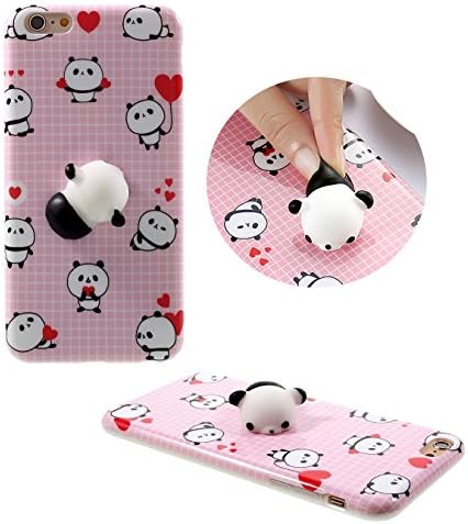 Squishy Case For iPhone 6/6s / 3D Soft Poke Animal Doll Case / Squishy Panda Case / Soft Silicone Squishy Panda Resting Phone Back Cover (FOR IPHONE 6/6s ONLY / Panda)