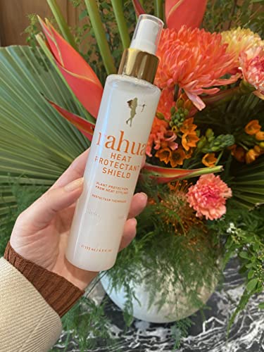 Rahua Heat Protectant Shield – Silicone-Free Styling Primer & Thermal Spray – With Amazonian Rahua Oil, Shea Butter & Hibiscus – Natural Gloss & Shine for All Hair Types – 6.5 fl oz