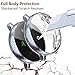 Seltureone (3 Pack) Compatible for Samsung Galaxy Watch Active 2 44mm Case, Heavy-Duty Overall Full Body Protective TPU Anti-Scratch Cover for Active2 44mm (Clear,Gray,Blue)