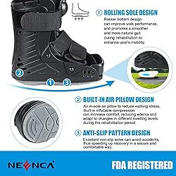NEENCA Medical Inflatable Walking Boot, Air Cam
