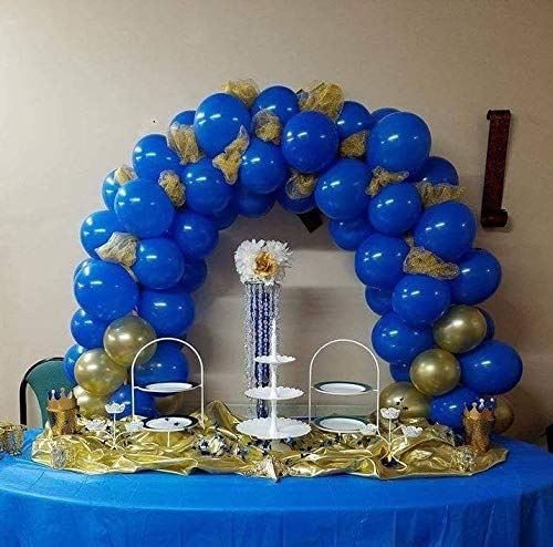 LANGXUN 12ft Black Table Balloon Arch Kit, Balloon Arch Stand Frame For Birthday Party Wedding and Graduation Decorations, Christmas Decort Baby Shower Bachelor Party Supplies