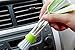 Mini Duster for Car Air Vent, 1PC Window Blind Brush Dust Cleaner Keyboard Dust Collector Window Shades Blinds Jalousie Shutter Cleaners (White)