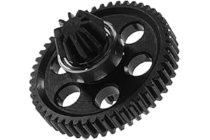 RWLZLB Metal Gear for Hyper Go H16BM H16GT H16DR H16PL MJX 14301 14302 1/14 1/16 Scale RC Cars Parts, Motor Pinions Gears Differential Spur Gear Assembly Drive Gear (16401G Spur Gear Assembly)