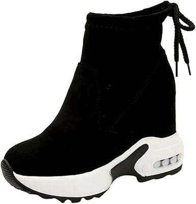 platform slip on boots