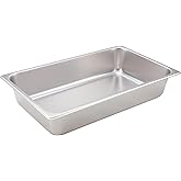Winco 4-Inch Pan, Full, Stainless Steel