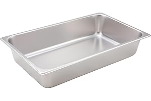 Winco 4-Inch Pan, Full, Stainless Steel