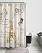 Casa Paris Gold Shower Curtain, 72x72
