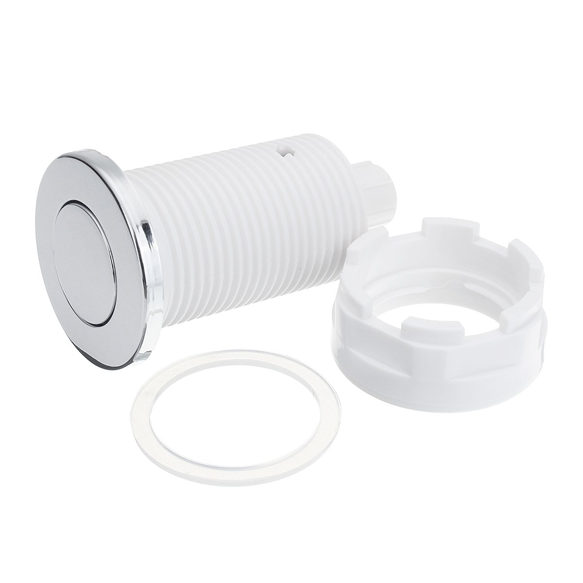 GOZAR Push Button Switch Garbage Disposer Air Switch Kit Compatible with Bath Tub Spa Garbage Switch - 28mm