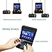 ANBERNIC Handheld Game Console , Retro Game Console 4.3 Inch 3000 Classic Game Player with 2PCS Joystick , TV Output Portable Video Game Console - Transparent Black