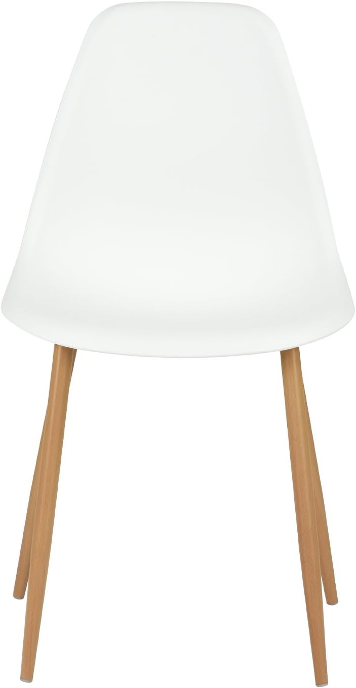 4 x Dining Chairs Set Scandinavian Ergonomic Design Breakfast Kitchen