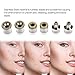 Set of Diamond Microdermabrasion Tips, 6Pcs Dermabrasion Tips Replacemen with 50Pcs Cotton Filters for Spa Grade Home Diamond Dermabrasion Peeling, Facial Skin Care