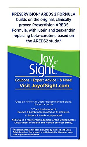 PreserVision AREDS 2 - New MiniGels for Easier Swallow | Keep Eyes Healthy