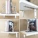 Mellewell 4 PCS Stainless Steel Heavy Duty L-Shaped Corner Braces Joint Angle Bracket Shelf Brackets, 10 x 6 inches, CB8017D-4