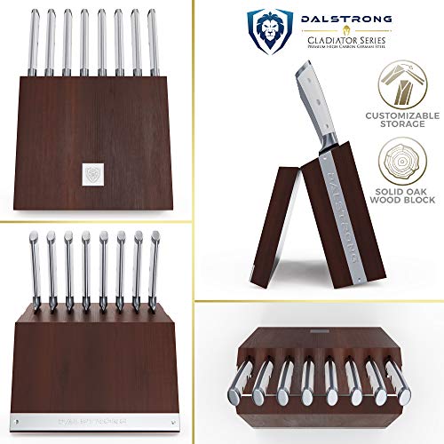 Dalstrong Steak Knife Set with Folding Block 8 Pc Gladiator Series