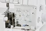 Brother M343D Overlocker 3 or 4 Thread with FAST Threading + DVD view 10