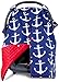 Kids N’ Such Peekaboo Baby Car Seat Cover Car Seat Canopy & Nursing Cover, Nautical