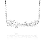 Q&Locket Elizabeth Name Necklace Personalized