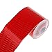 OULII Adhesive Reflective Tape Sticker Safety Tape Conspicuity Tape 3M (Red)
