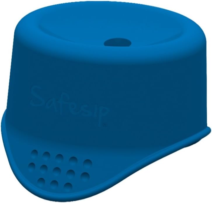 SafeSip Reusable Spill Proof Drinks Cover - Blue