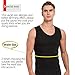 Cimkiz Sauna Vest for Man Neoprene Sweat Vest Weight Lose Sweat Tank top Fat Burner Vest Thermo Vest no Zip S