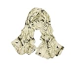 1 X White Women's Marilyn Monroe Long Silk Blend Chiffon Scarf Christmas Gifts