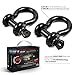 USWAY GEAR 3/4’’ D-Ring Shackles (2-Pack) 57,000 Lbs Breaking Strength & 9,500 Lbs Working Load + 4 Free Pcs Washer Kit Rings | Great for Vehicle Towing, Recovery, Stump Removal & More