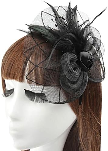 Fascinator Headband Hair Hoop Pillbox Hat Headdress Party Wedding Headwear