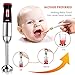 Immersion Blender, Aicok 4-in-1 Hand Blender, Stick Blender with 12 Speed Control, Powerful Hand Mixer Sets Include Chopper, Whisk, BPA Free Beaker, for Soups, Smoothie, Baby Food - Stainless Steel