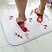 AOOK Homemade Bloody Shower Mat Bath Mat 23.5