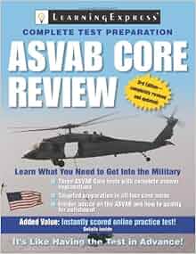 Asvab Core Review Learningexpress Llc Editors