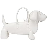 Women PU Leather Unique Novelty Crossbody Shoulder Bag Handbag Cute Dog Shaped Purse