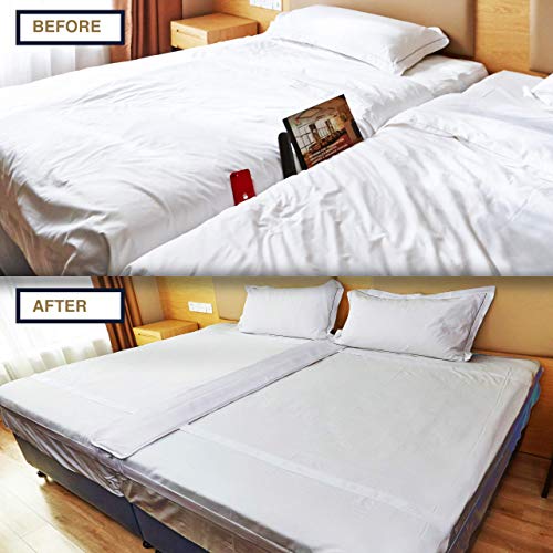 Home Maximus Bed Bridge Twin to King Converter Kit with Unique 9 Straps