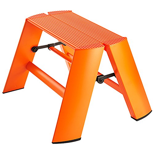 Hasegawa Ladders ML1.0-1OR Lucano Step Ladder, Orange