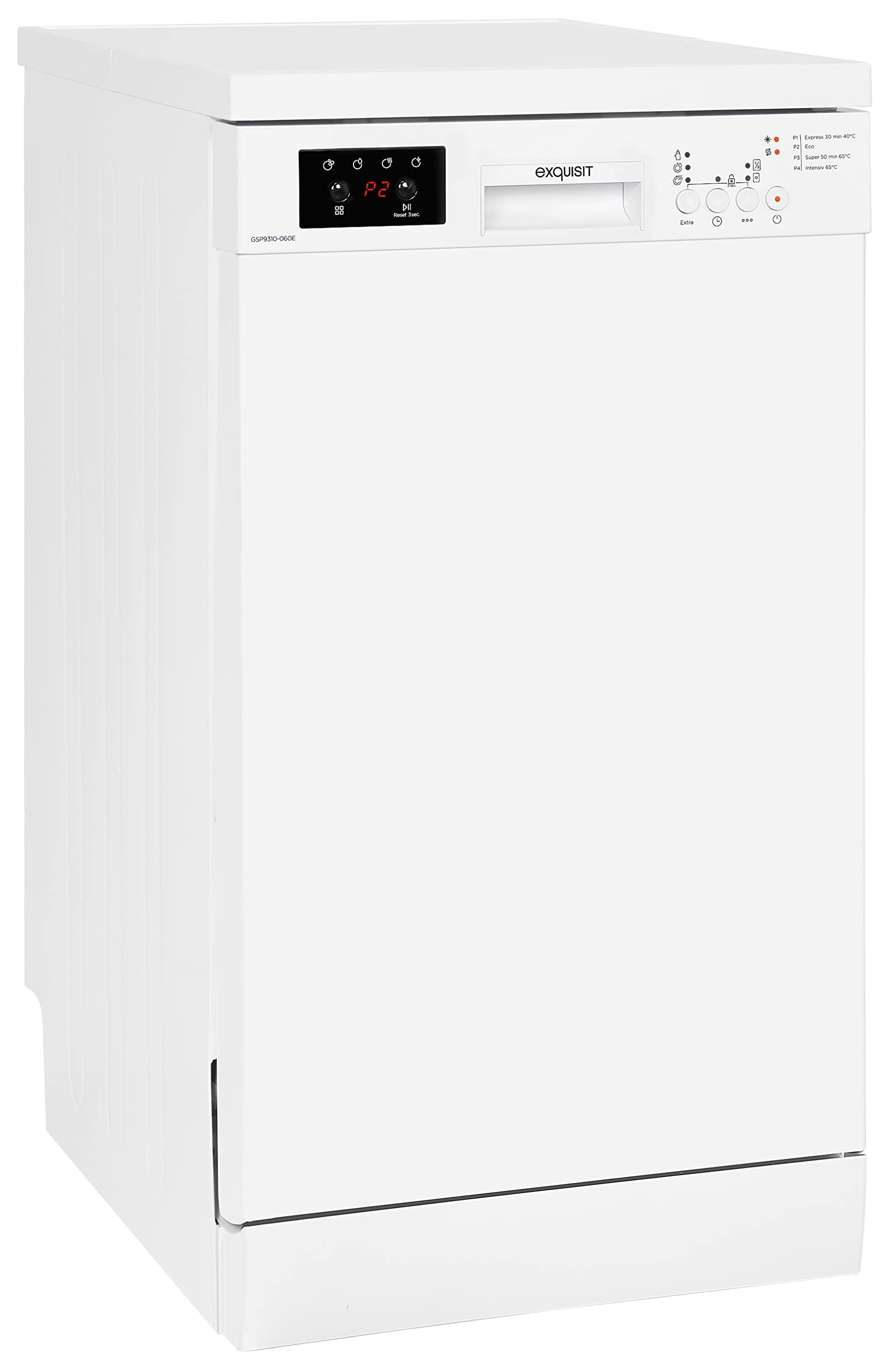 Exquisit-Lavavajillas-GSP9310-060E-Blanco-45-cm-Clase-E-10-servicios-4-programas-Libre-instalacion