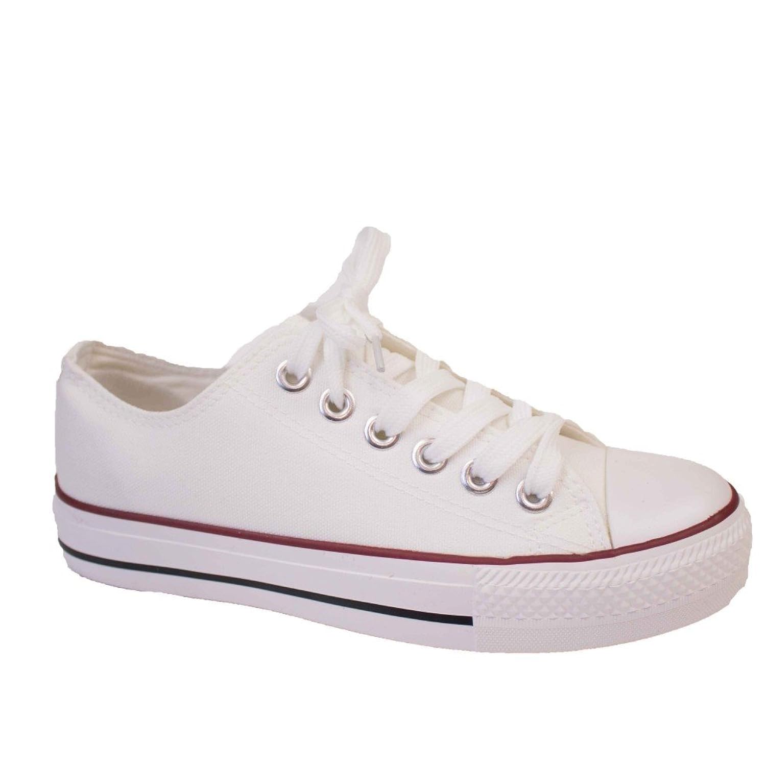 Zapatillas de mujer de tela con suela de goma
