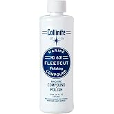 Collinite 631 Fleetcut- Marine/RV Compound + Polish. for Rotary &amp; DA Use. Quickly Removes Heavy Oxidation/Hard Water Spots from Gelcoat/Fiberglass &amp; Restores Color/Gloss in One Step. (16 fl oz)
