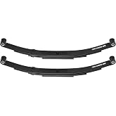 Aeagle 4 Leaf 1750lb Capacity Double Eye Spring for 3500lb Trailer Axle, 25-1/4" Length, 1.75" Width, 3" Free Open; Replaces for SW4B, 2 PCS