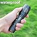 Ulako 200 Yards Green Light Coyote Hog Pig Varmint Predator Tactical Flashlight Single 1 Mode Torch for Camping Hunting