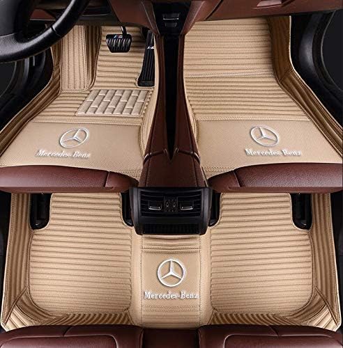 Fit for Mercedes-Benz GLE GLC GLS Series Maybach Series S550 S560 S600 S650 GLE300d GLE350 GLE400 GLE500 GLE550 GLS450 GLS500 GLS550 GLC250 GLC300 GLC350e 2015-2019 Waterproof Floor mats stripe