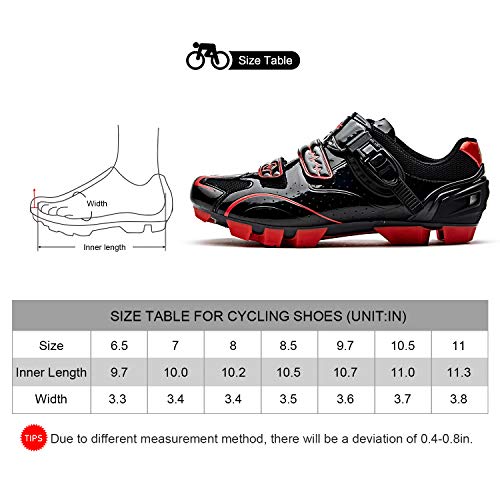 image for Santic Cycling Shoes Men SPD Mountain Bike Lock Shoes MTB Cycling Acce