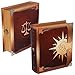 Grimoire Deck Box, Legion - Wooden Spellbook Style Large Capacity Trading Card Deck Storage (800 to 1000 Cards) for MTG Magic the Gathering, Yugioh, Pokemon | Gift Item for Commander, Edh, Modern Play