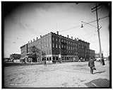 Photo: Bancroft House Hotel,streets,Saginaw,Michigan,MI,Detroit Publishing Company,1900